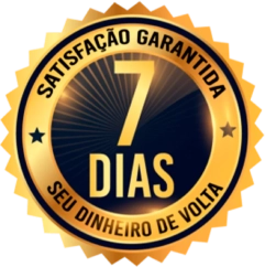 Satisfação Garantida 30 dias ou seu dinheiro de volta